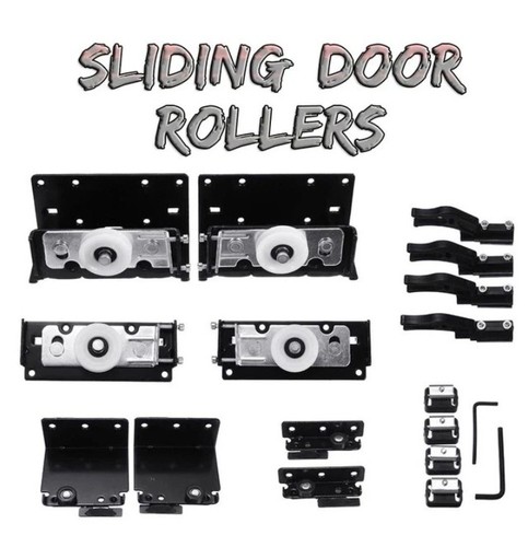 Cabinet sliding door rollers - door,