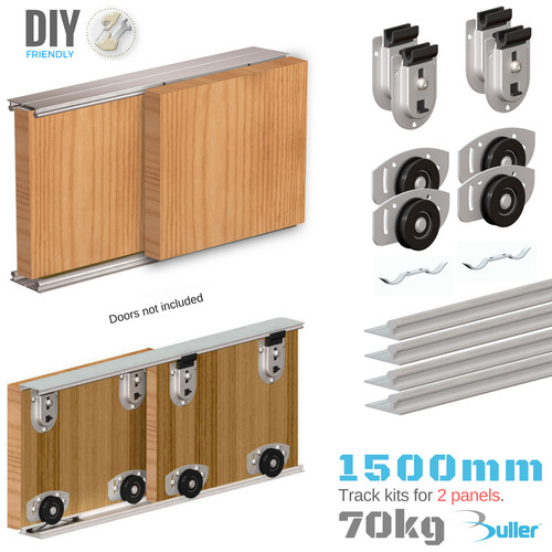 Sliding wardrobe door track - door,