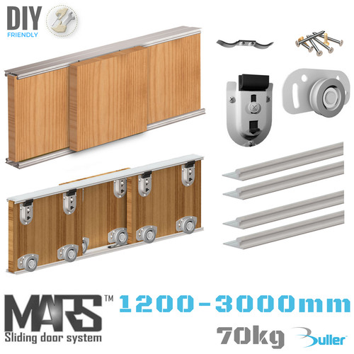 Wardrobe sliding door - wardrobe, track