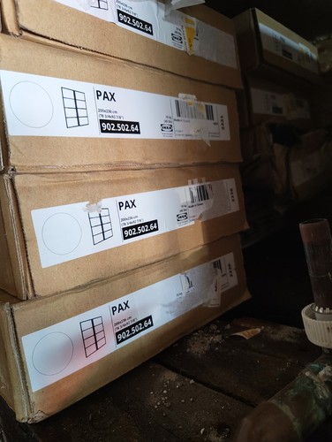 Ikea pax wardrobe sliding door - sliding,